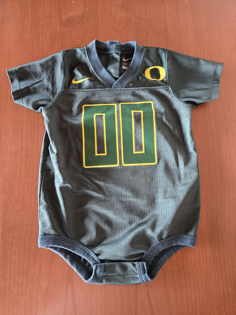 Nike Oregon Duck Baby Football Jersey 00